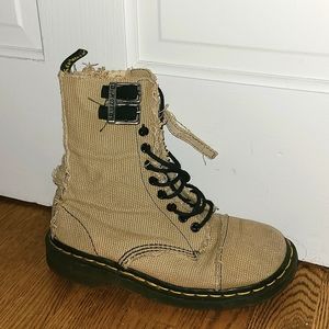 Dr. Martens Tan Woven Work Boot - 6 Women / 4 Men - very rare!